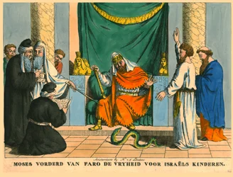 Moses foran Farao.