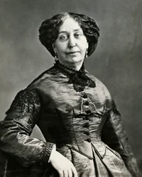 George Sand, pseudonym for Amantine-Lucile-Aurore Dupin (Paris