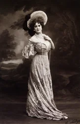 Lola Montez, kunstnernavn for danserinden Eliza Rosanna Gilbert (1821-1861), fotografi af Nadar, pseudonym for Gaspard-Félix Tournachon (1820-1910)