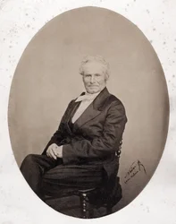 Portræt af Octave Lacroix (1827-1901), fransk journalist og digter