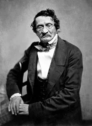 ungarske tegner Moses Saphir fotograferet af Nadar, ca. 1857