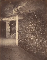 Katakomberne, Paris, april 1862.