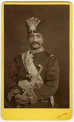 Berømt fotografi af Shahen af Iran