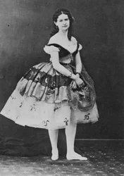 Maria Surovshchikova-Petipa, russisk balletdanser, c1861