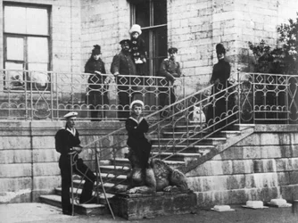 Zar Alexander III af Rusland med sin familie, c1886