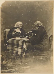 [Nadar med Marie-Eugene Chevreul på hans 100-års fødselsdag].