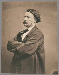 [Selvportræt i kittel Félix Nadar].