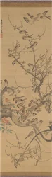 Spurve i et blommetræ, begyndelsen af 1790