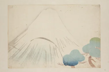 Fuji (træblok i farver)