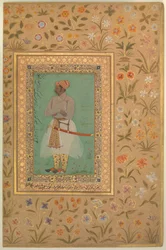 Portræt af Maharaja Bhim Kanwar
