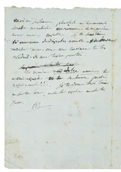 Brev til Josephine de Beauharnais