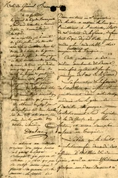 Notat fra General Bonaparte, 13. september 1795, 1921.