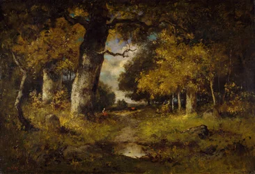 Skovscene, 1876.