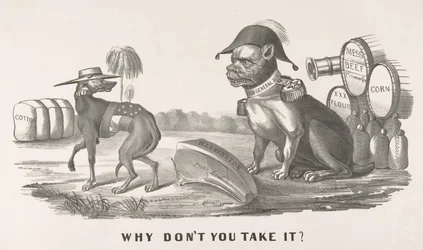 Hvorfor tager du det ikke, 1861-64., 1861-64. Skabere: Nathaniel Currier, James Merritt Ives, Currier og Ives.