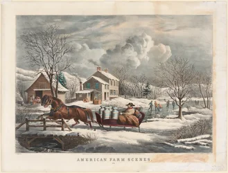 Amerikanske gårdscener, vinter