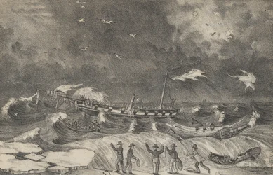 Det frygtelige vrag af Mexico på Hempstead Beach, 2. januar 1837, 1848-56.