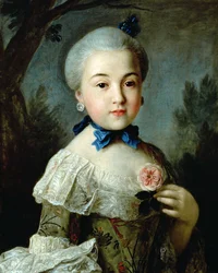 Portræt af prinsesse Charlotte Sophia (1744-1818), kone til kong George III, 1775