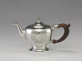 Tekande, ca. 1755-1760 (sølv)