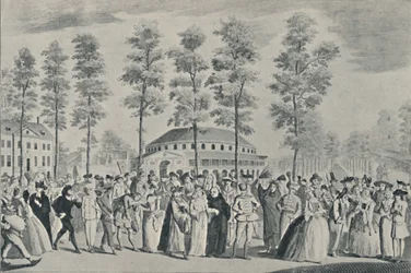 Jubilæumsballet i Ranelagh Gardens, 26. april 1749, 1920