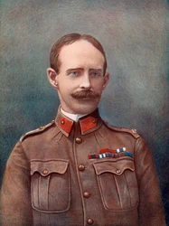 Generalløjtnant Ian Hamilton, kommanderende for Mounted Infantry Division, South Africa Field Force, 190