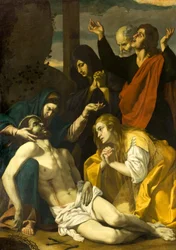 Klagesang over den døde Kristus, ca. 1630-50 (olie på lærred)