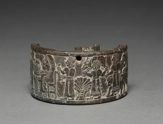 Banket Pyxis, 800-750 f.Kr. (steatit)