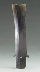 Høstkniv (hu), Qijia-kultur, ca. 2500-2000 f.Kr. (jade)