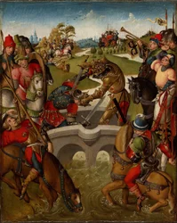 Kejser Heraclius dræber Kongen af Persien