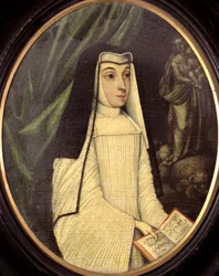 Mary Barbara Huddleston (1708-87) i vane af en nonne af ordenen Augustinian Canonesses ved det engelske kloster i Brugge, ca. 1727