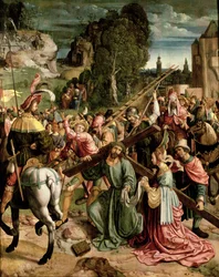 På vejen til Golgata, ca. 1520