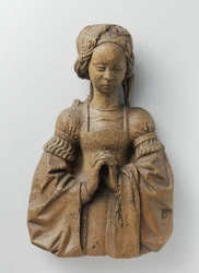 Panel fra en orgelkasse, ca. 1510-20