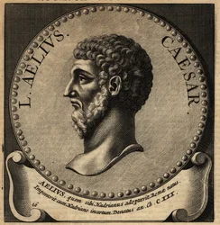 Portræt af Lucius Aelius Cæsar.
