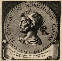 Portræt af den romerske kejser Constantius II.