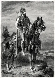 Gallisk rytter, 1800-tallet