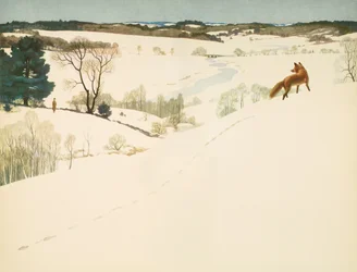 Fox in the Snow, slutpapir i 