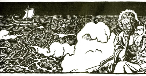Frontispice til The Odyssey of Homer af George Herbert Palmer, 1929