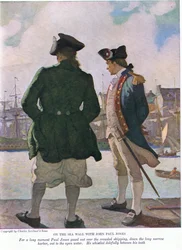 På havmuren med John Paul Jones: I et langt øjeblik stirrede John Paul ud over skibsfarten langs havnen til det åbne vand, 1928