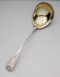 Suppeske, ca. 1860 (mønt sølv og forgyldt)