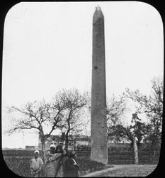 Obelisk, Heliopolis, Egypten, c1890