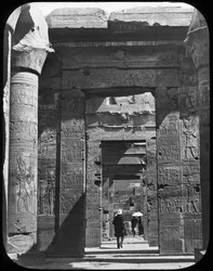 Tempelindgang, Kom Ombo, Egypten, c1890
