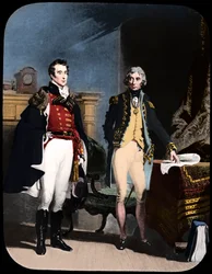 Hæren og flåden, Wellington og Nelson, c1805.