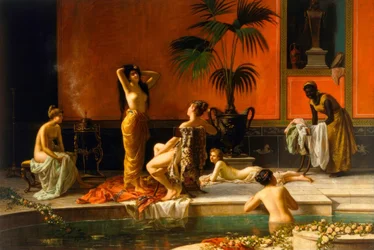 N. Cecconi, pompejansk bad