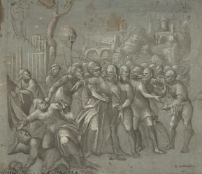 Kristi arrestation, ca. 1545-46.
