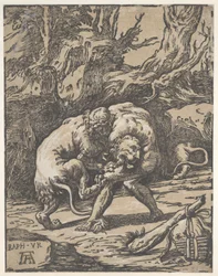Hercules og Nemean Lion, 1540-50., 1540-50.