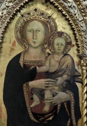 Jomfruen med barnet, detalje (maleri)