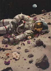 Astronautens kosmiske blomstring