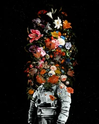 Den blomstrende astronaut