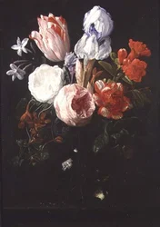Stilleben med blomster