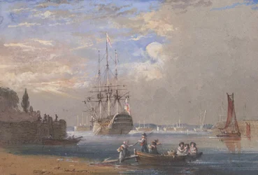 H.M.S. St. Vincent i Plymouth