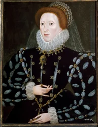 Portræt af dronning Elizabeth I af England